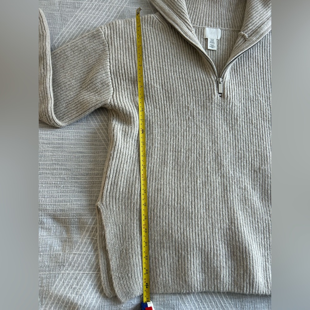 H&M Cream Ribbed Knit Sweater - Picture 6 of 6